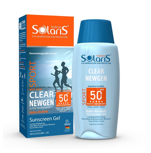 ژل ضد آفتاب هیدروالکلی  SPF50 آردن  سولاریس Clear Newgen - ضد آفتاب
